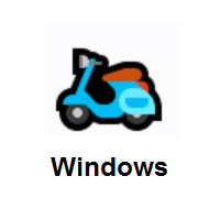 Motor Scooter on Microsoft Windows