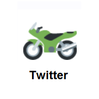 Motorcycle on Twitter Twemoji
