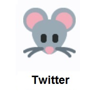 Mouse Face on Twitter Twemoji