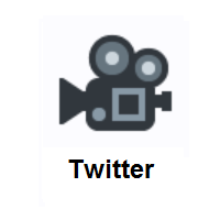 Movie Camera on Twitter Twemoji
