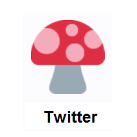 Mushroom on Twitter Twemoji