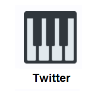 Musical Keyboard on Twitter Twemoji