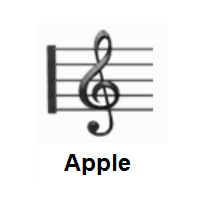 Musical Score on Apple iOS