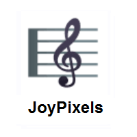 Musical Score on JoyPixels