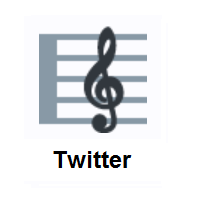 Musical Score on Twitter Twemoji