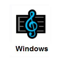 Musical Score on Microsoft Windows