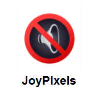 Muted Speaker on JoyPixels