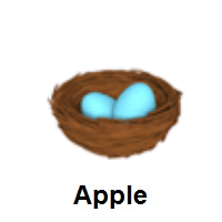 Nest with Eggs on Apple iOS