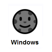 New Moon Face on Microsoft Windows