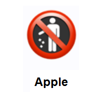 No Littering on Apple iOS