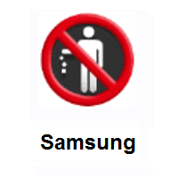 No Littering on Samsung