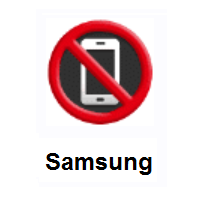No Mobile Phones on Samsung