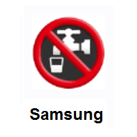 Non-Potable Water on Samsung
