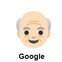 Old Man: Light Skin Tone on Google Android