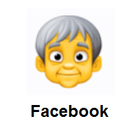 Older Person on Facebook