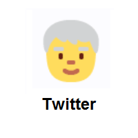 Older Person on Twitter Twemoji