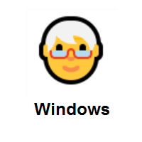 Older Person on Microsoft Windows