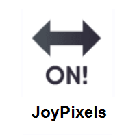 ON! Arrow on JoyPixels