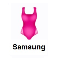 One-Piece Swimsuit on Samsung