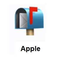 Open Mailbox With Raised Flag on Apple iOS
