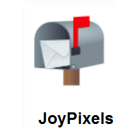 Open Mailbox With Raised Flag on JoyPixels