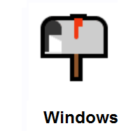 Open Mailbox With Raised Flag on Microsoft Windows