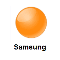 Orange Circle on Samsung