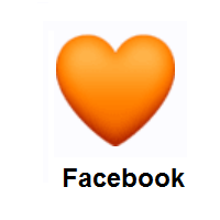 Orange Heart on Facebook