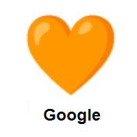 Orange Heart on Google Android