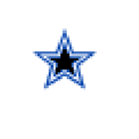 Meaning of ✭ Outlined Black Star Emoji with image