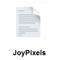 Page Facing Up on JoyPixels