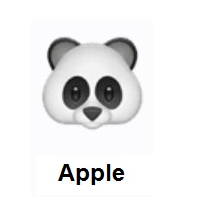 Panda Face on Apple iOS