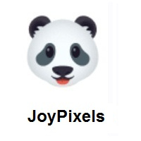 Panda Face on JoyPixels
