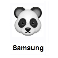 Panda Face on Samsung