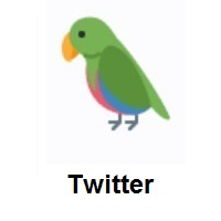 Parrot on Twitter Twemoji