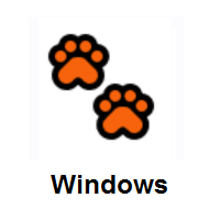 Paw Prints on Microsoft Windows