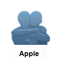 People Hugging on Apple iOS