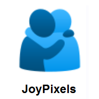 People Hugging on JoyPixels