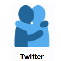 People Hugging on Twitter Twemoji
