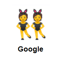 People with Bunny Ears on Google Android