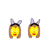 People with Bunny Ears