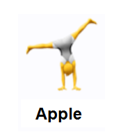 Person Cartwheeling on Apple iOS