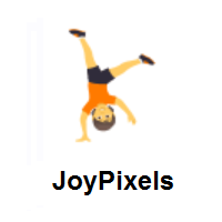 Person Cartwheeling on JoyPixels