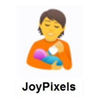Person Feeding Baby on JoyPixels