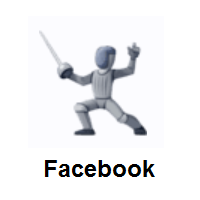 Person Fencing on Facebook