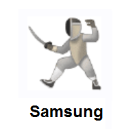 Person Fencing on Samsung