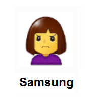 Person Frowning on Samsung