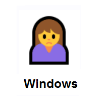 Person Frowning on Microsoft Windows