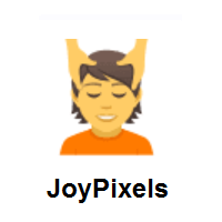 Person Getting Massage on JoyPixels