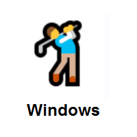 Person Golfing on Microsoft Windows